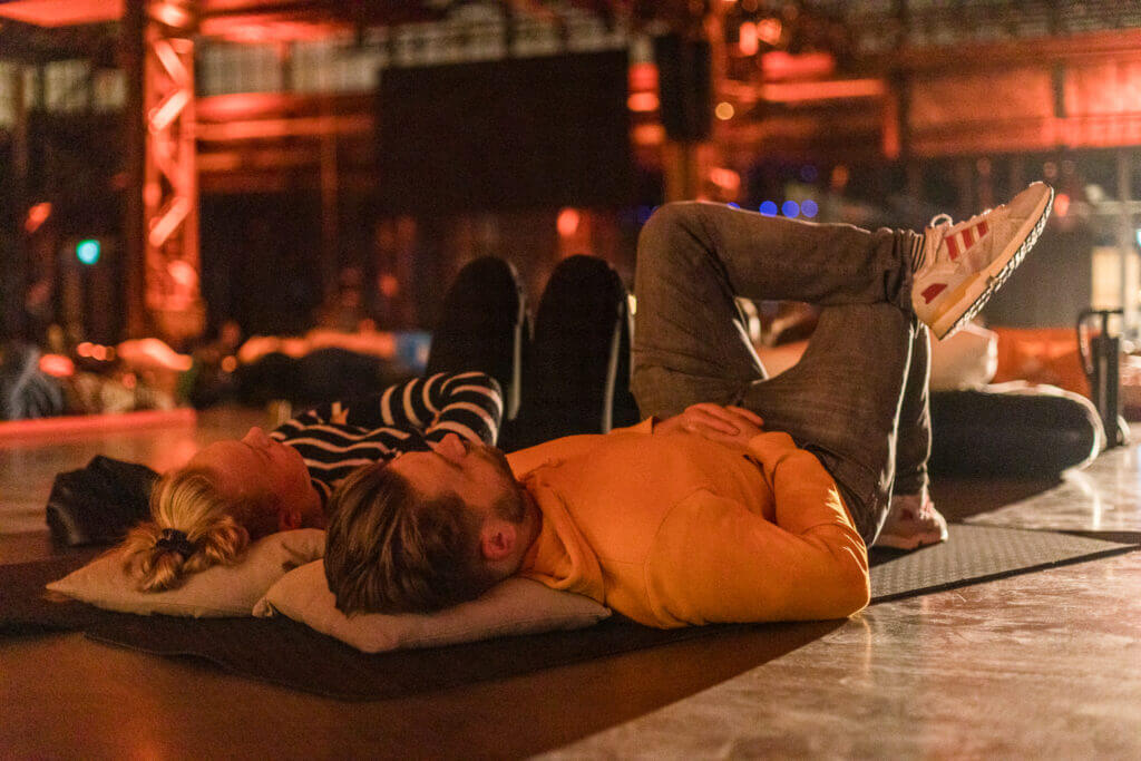 Ligconcert bij Theaterkantoor