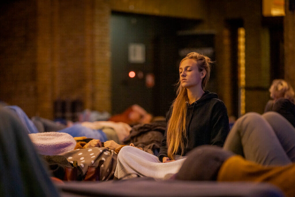 Ligconcert bij Theaterkantoor